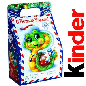 Детский подарок на Новый Год в жестяной упаковке весом 335 грамм по цене 1312 руб в Валдае